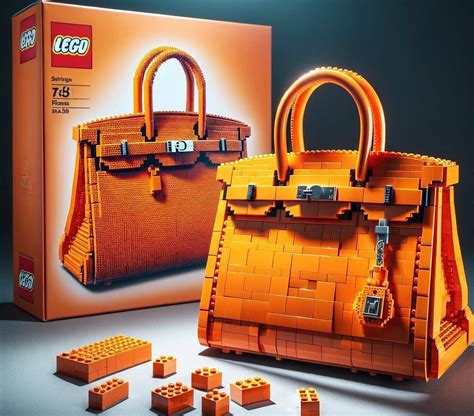 kelly hermes lego|Luxury Meets Play: The Hermès x LEGO Birkin Buzz.